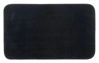 Gözze Badematte Badvorleger Badteppich Badläufer Mikrofaser schwarz 50 x 70 cm - Bild 1 von 3