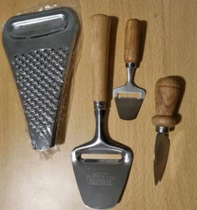 Mini Käsehobel & Käsereibe Geschenkset 4 Teile - Bild 1 von 3