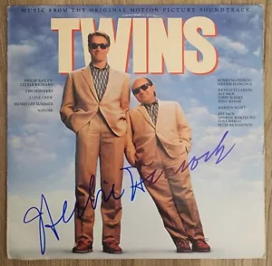 Herbie Hancock Signed Twins Soundtrack S/T Vinyl Record Album Jazz LEGEND RAD - Picture 1 of 1