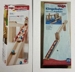 Haba Kugelbahn Ergänzungsset 1 x Klingelbahn 1104 und 1 x Ebenen 1147 nur Holz - Bild 1 von 5