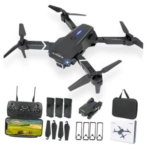 Mini Drone with Camera for Adults Kids, 1080P WiFi FPV Camera Drone with Black - Picture 1 of 7