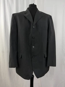 Herren Emporium Blazer Made in England Nadelstreifen schwarz 44 in Vintage 80er Jahre - Bild 1 von 22