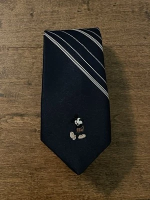 Corbata Cervantes Vintage Mickey Mouse Walt Disney Productions Los Ángeles EE. UU. Marina Foto 1 de 2