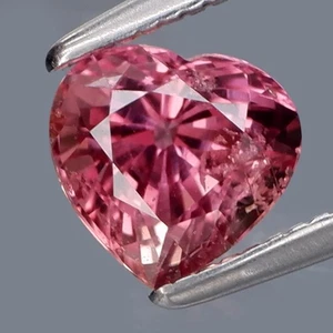 1.20Ct.Ravishing Color Padparadscha UNHEATED Sapphire Tanzania HEART Lovely - Picture 1 of 4