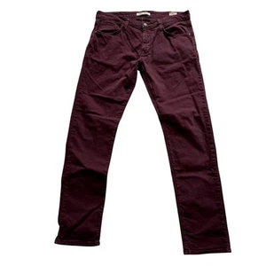 MAVI Burgundy Jake Slim Leg Jeans Herren 34 L 34 Preppy Athletic - Bild 1 von 7
