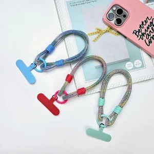Glitter Rhinestone Phone Lanyard Diamond Crystal Keychain Phone Accessories - Photo 1 sur 22