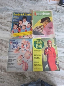 lot 4 vintage women s magazines Family Circle 1962 1963 Lady s Choice 1969 - Foto 1 di 1