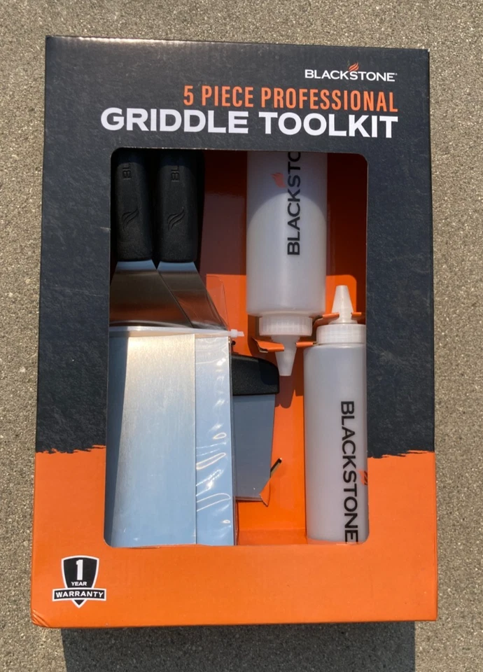 Blackstone Professional Grade Accessory Griddle Tool Kit (5 Pieces) 16 oz Bottle