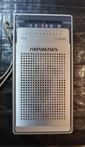  Radio transistor Soundesign AM modelo 1146 FUNCIONA muy bien (batería no incluida) - Imagen 1 de 8