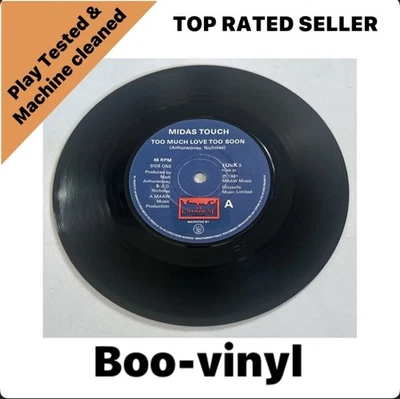 Midas Touch  - Too Much Love Too Soon 7” Soul Funk Disco Vinyl Record VG+ / M - Bild 1 von 4