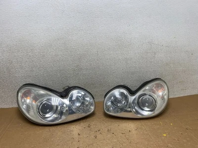 2002 - 2005 Hyundai Sonata левая + правая фары галогенные оригинальные V6091 DW - Изображение 1 из 4