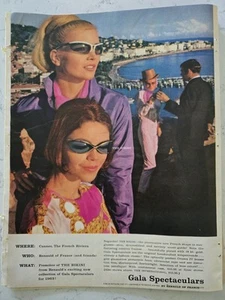 1963 Women's Renauld of France Gala Spectaculars sunglasses vintage ad - Picture 1 of 1