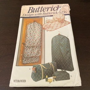 Butterick 6236 Bolsas de Ropa, Perchas, Bolsos, Accesorios Patrón Costura 1992 - Imagen 1 de 4