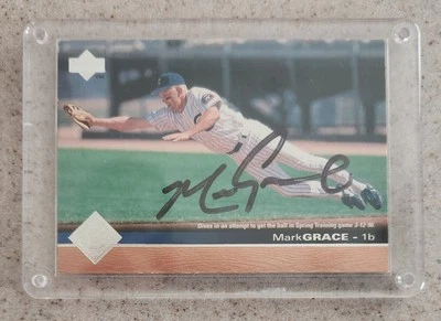 Mark Grace Autographed 1997 Upper Deck #35 - Image 1 of 2