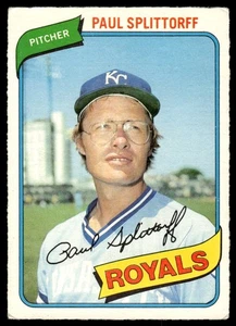 1980 O-Pee-Chee Paul Splittorff Kansas City Royals #214 - Picture 1 of 2
