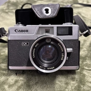Canon Canonet QL17 35mm Rangefinder Film Camera with Case - Untested - Clean - Picture 1 of 7