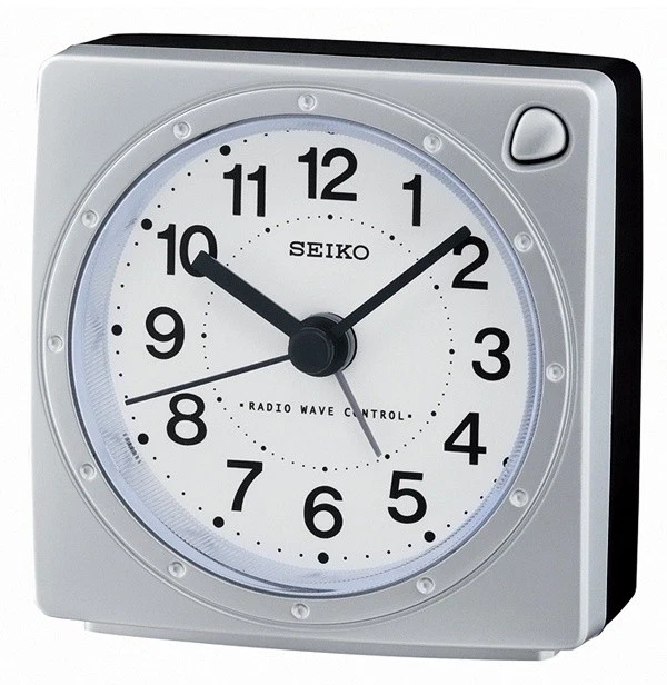 SEIKO - Clock, mit Piep-Alarm, Zifferblattbeleuchtung, Funkwecker, QHR201S - Bild 1 von 1