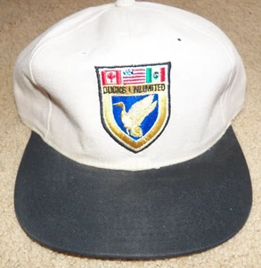 Neu Vintage DUCKS UNLIMITED Club Ball Cap Mütze NEUWERTIG Selten Braun Snapback Neu - Bild 1 von 5