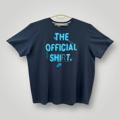 Nike T-Shirt Mens Size 3XL Black Short Sleeve THE OFFICIAL SHIRT Graphic Cotton - Image 1 of 4