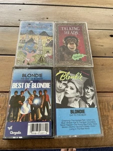 Talking Heads & Blondie 7 cassette lot Best Eat to Beat Naked Little Creatures - Picture 1 of 4