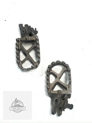 2008 04-09 年本田 CRF250R CRF 250R TUSK 宽脚 PEGS FOOTPEGS RESTS — 第 1/4 张图片