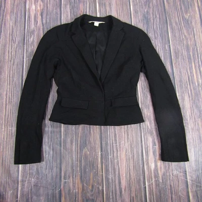 Женский блейзер Diane von Furstenberg 2 черный сшитый на заказ эластичная куртка с подкладкой DVF - Изображение 1 из 4