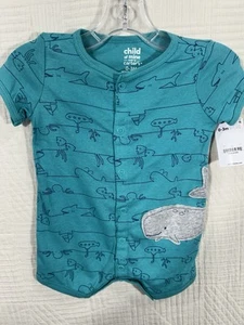 Child Of Mine SS Knit Short Outfit Size 0-3 M New - Picture 1 of 4