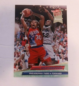 Clarence Weatherspoon RC 1992-93 Fleer Ultra 76ers #335