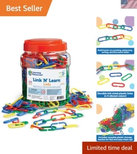 Engaging 500-Piece Learning Links for Counting, Patterning & Creative Play - Picture 1 of 9