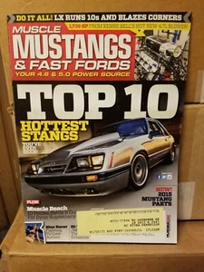 Muscle mustangs And Fast Fords Magazine ( TOP 10 HOTTEST STANGS ) January 2015 - Picture 1 of 4