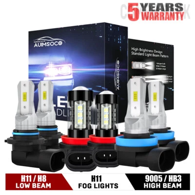 Kit de bombillas antiniebla altas bajas para Toyota Sienna Van 4 puertas 2011-2020 Foto 1 de 4