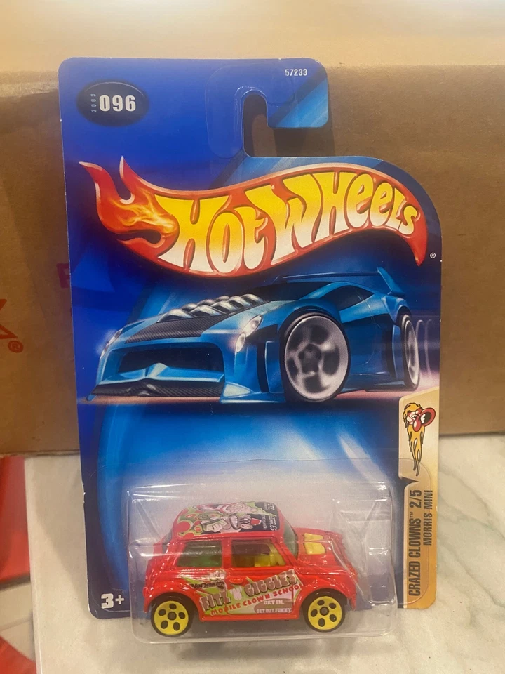 2003 Hot Wheels Crazed Clowns 096 Morris Mini 2/5 - Immagine 1 di 1