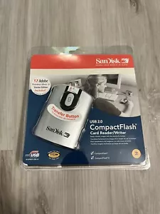 SanDisk CompactFlash USB 2.0 Reader with Button (SDDR-92-E15) - Picture 1 of 2