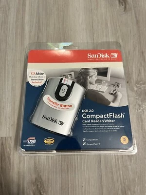 SanDisk CompactFlash USB 2.0 Reader with Button (SDDR-92-E15) - Image 1 of 2