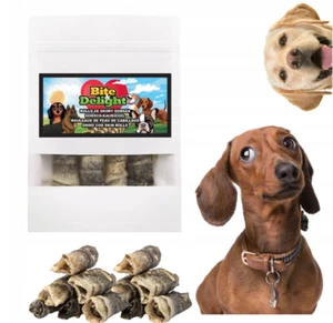 Hundesnack ROLLO Kabeljauhaut Fisch Kauartikel Naturprodukt Gesunder Kausnack - Bild 1 von 10