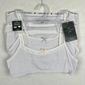 Laura Ashley Girl’s Underwear Medium 5 Pack Mix & Match Set White Tag Free - Picture 1 of 7
