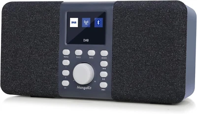 Stereo Radio mit Bluetooth Dab plus Radio Digitalradio Ukw Tragbares Küchenradio - Bild 1 von 4