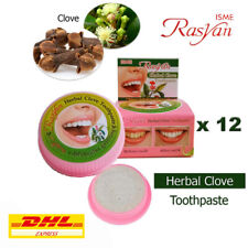 ISME Rasyan Thai Herbal Clove Toothpaste Whitening Teeth Anti-Bacteria 12 x 25g.