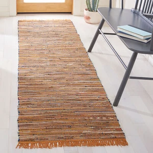 Safavieh Rag Rug GOLD / MULTI 2'-3" X 7' Runner - RAR127N-27 - Picture 1 of 3
