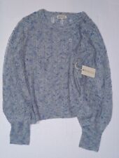 Margeaux & Ellie Multi Blue Knit Sweater Light Weight For Multi Layers XL Womens