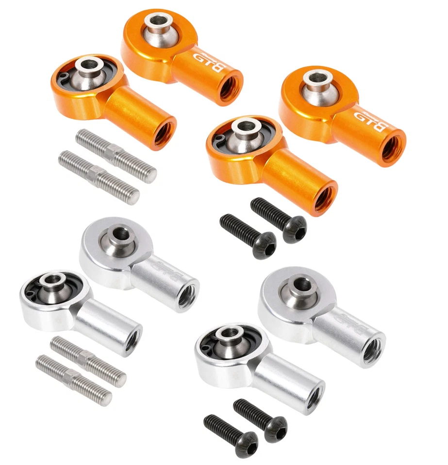 GTB Metal Front + Rear Upper Suspension Arm Ball Head Kit for hpi km rv baja 5b - Image 1 of 1