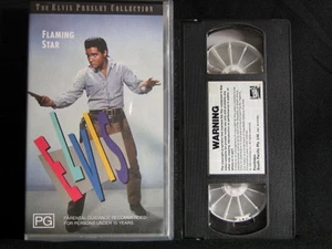 Flaming Star. Elvis Presley. VHS Cassette Tape. 1960. Made In Australia - Imagen 1 de 3