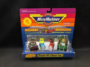 Vintage Micro Machines Highway Warriors "Rammin' Rig & Terror Tank" 6430 (1989) - Picture 1 of 8