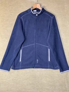Weird Fish Fleece Jacket Womens Size 16 Blue Zip Up - Picture 1 of 10