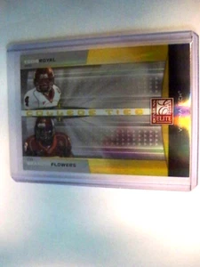 2008 Donruss Elite Gold /400 Brandon Flowers Eddie Royal #CTC-13 Rookie RC - Picture 1 of 2