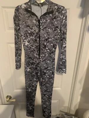 Nuevo Forplay Gris Camuflaje Sexy Traje Militar Disfraz Adulto Talla S/M Traje Solo Foto 1 de 3