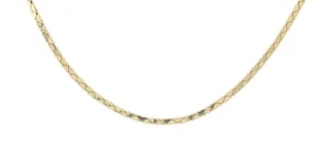 ITALIAN 20” DIAMOND CUT FLAT CHAIN 1.2 MM 14K YELLOW GOLD 2.7 GRAMS Necklace - Picture 1 of 6