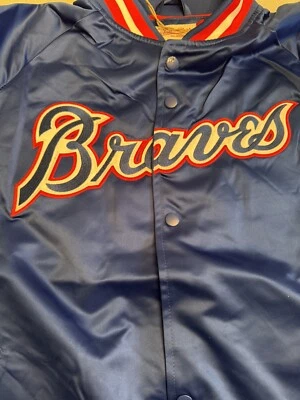 Mitchell & Ness Atlanta Braves MLB Cooperstown Collection Men's Jacket Large - Image 1 of 4