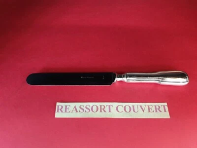 COUTEAU TABLE BOUILLET BOURDELLE FILET 25.5 CM BEL ÉTAT MÉTAL ARGENTÉ  - Photo 1/4