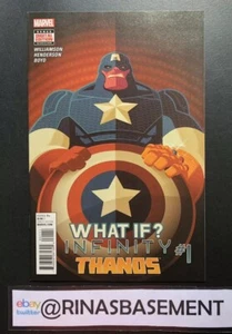 What If Infinity Thanos 1A 2015 variante ballena casi nuevo Marvel Comics embolsado y embarcado - Imagen 1 de 2